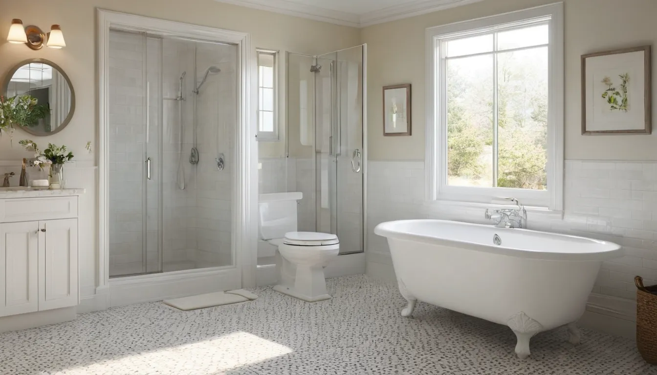 Bright, modern bathroom with a walk-in tub in a Nissequogue area home